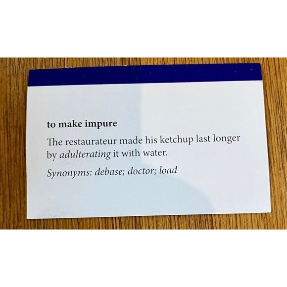 GRE Vocabulary Flashcards - Picture 5 of 7